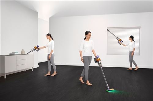 Aspiradora vertical Dyson V15 Detect Absolute de 660 W, color gris - Imagen de 3