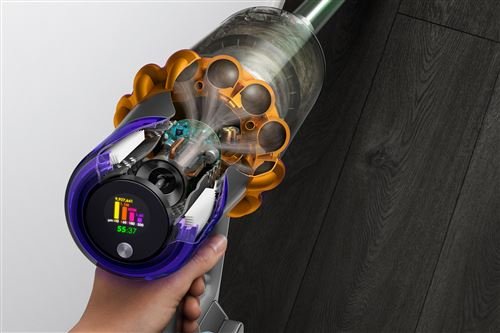 Aspiradora vertical Dyson V15 Detect Absolute de 660 W, color gris - Imagen de 9